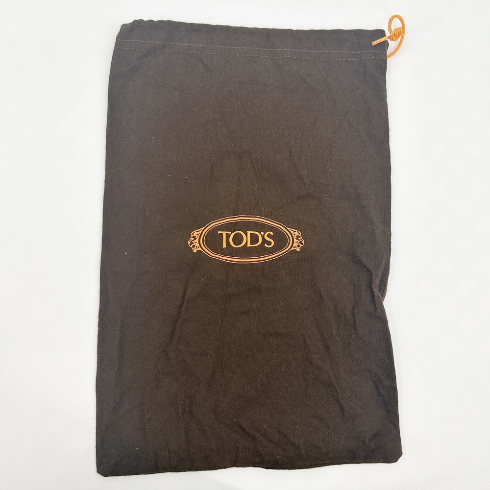TOD'S Logo Dust Bag Brown Drawstring Storage Accessories Shoes Handbag‎